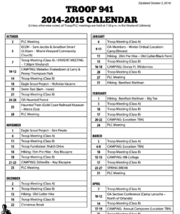 2014-2015 Calendar IMAGE