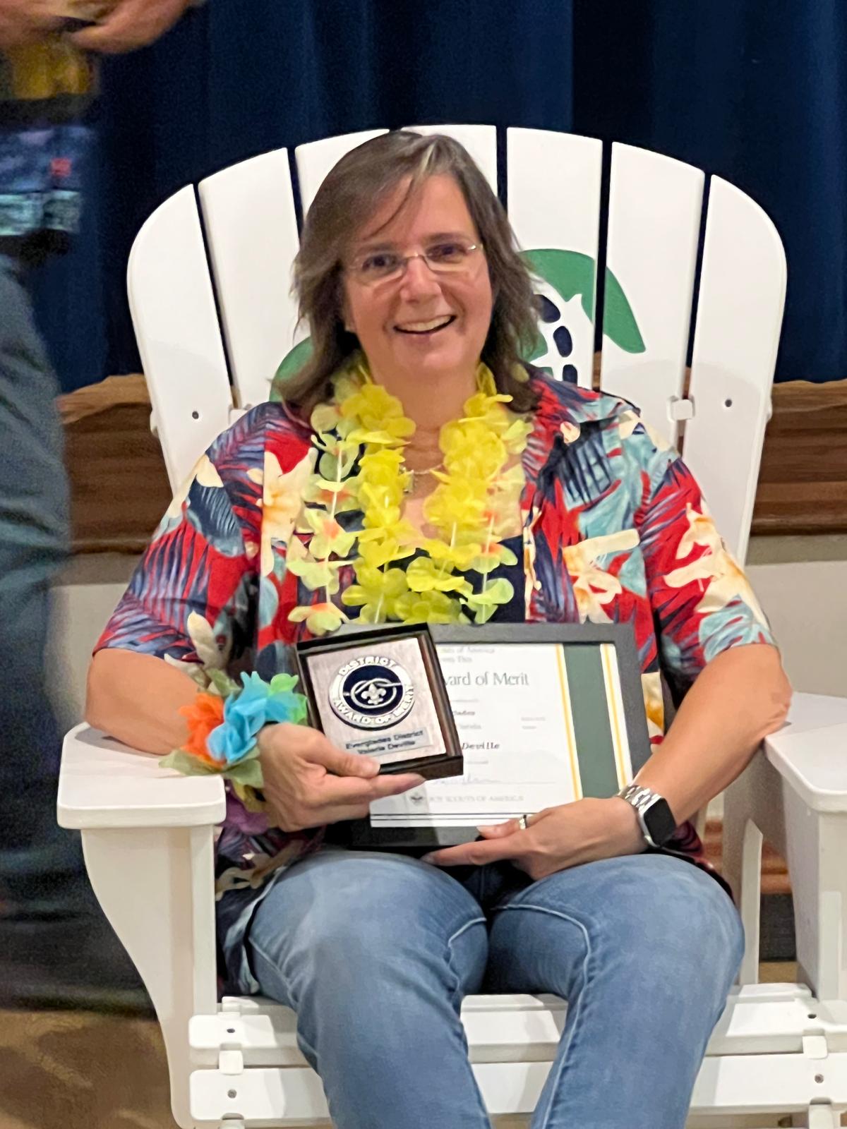 District Award of Merit presented 